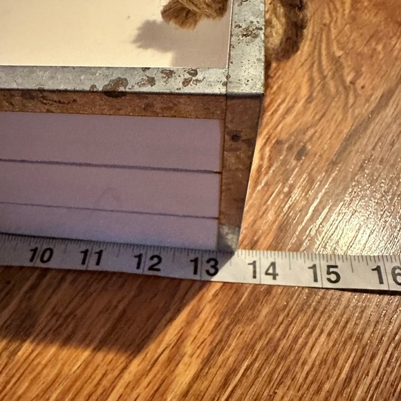 White Tray with Rustic Rope Handles - Picture 7 of 9